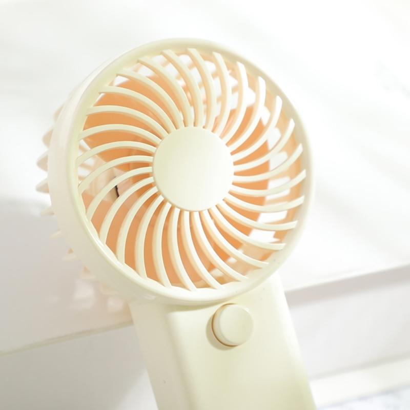 AM4 Battery Operated Handheld Fan Indoor Outdoor Use Ergonomic Handle Lightweight For Kids Adults Outdoor Travel