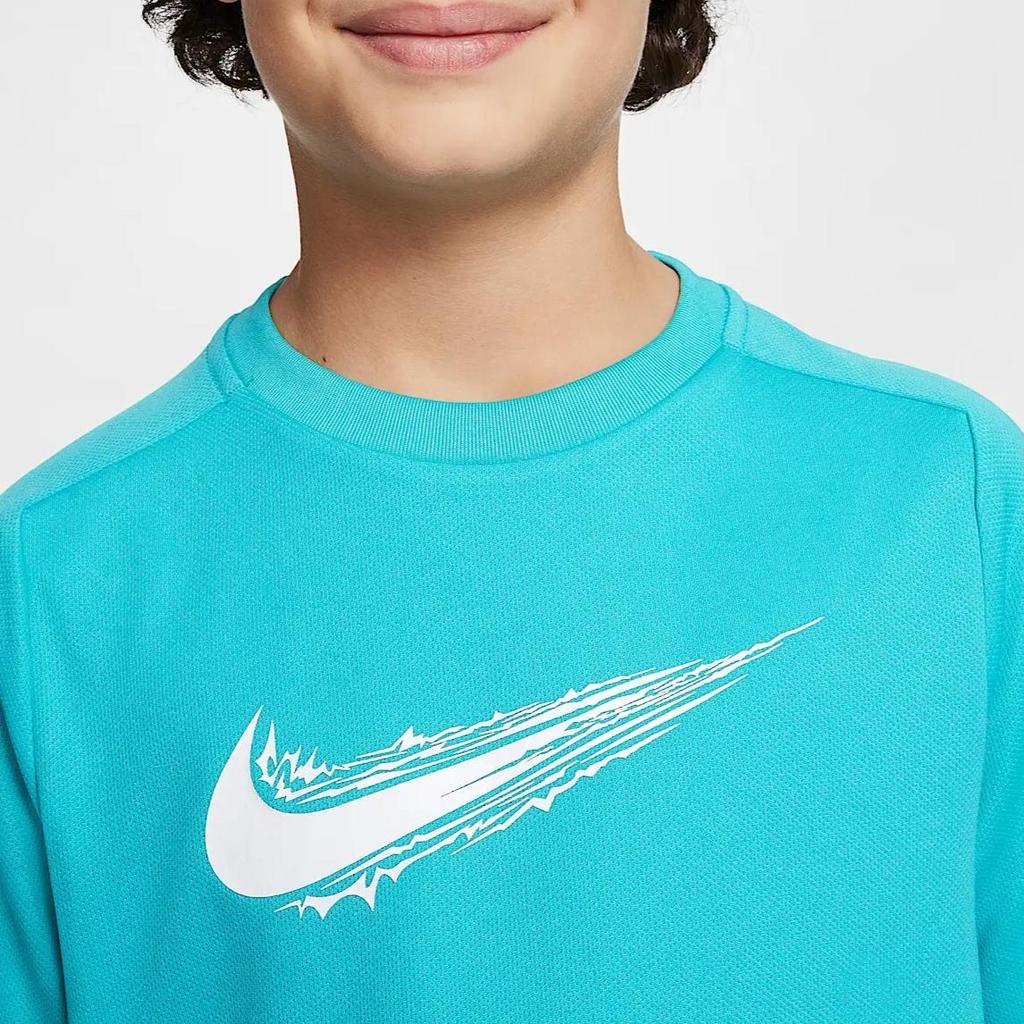 Nike Grade School T Shirts Crew Neck Kids' HF8100-345