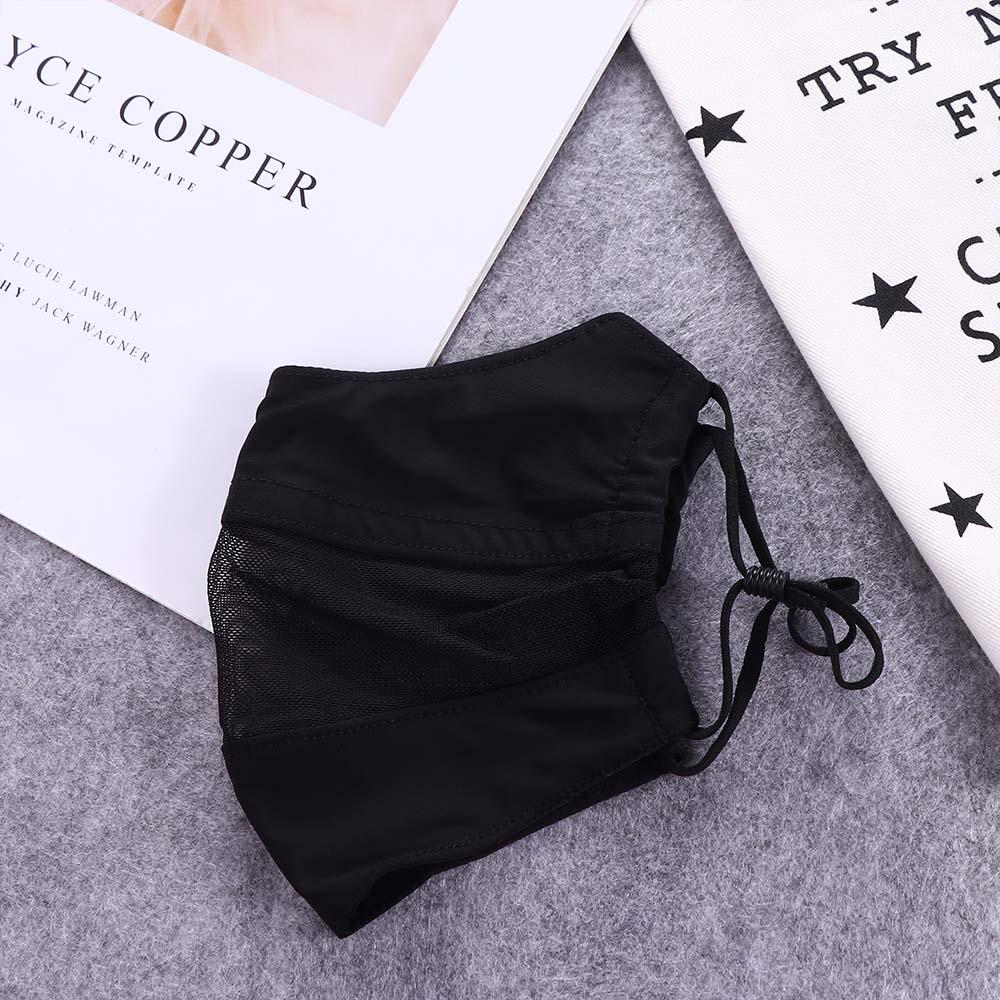 Unifarbene Wandermaske Angel-Sonnenschutzschleier Anti-UV-Gesichtsabdeckung Gesichtsschals Eisseide Gesichtsschal