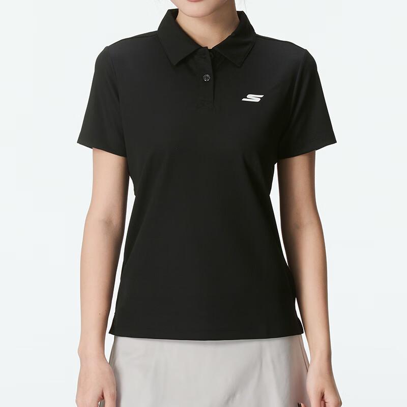 

Skechers Women s Short Sleeve Sports Polo Shirt L
