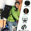 Naokin Uber Eats Delivery Large and Pizza Sushi with Divider Bag, Capacity, Insulated, Cooled, Backpack, Pouch, Bag, (Large)