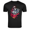 Medieval Knight Warrior Axe Graphic T Shirt Fantasy Armor Tee