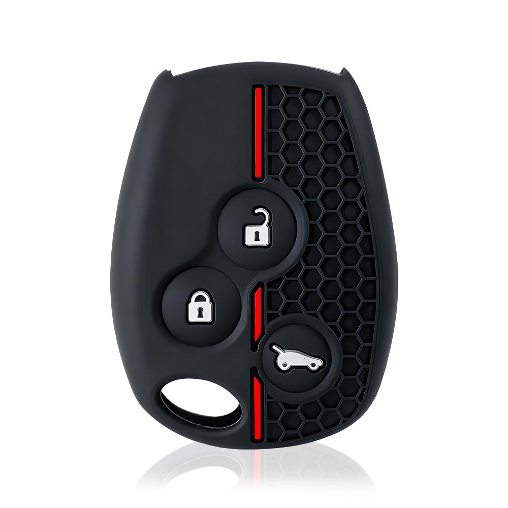 

3 Buttons Silicone Car Key Case For Renault Trafic Clio Duster Logan Dacia Sandero For Nissan Terrano Almera