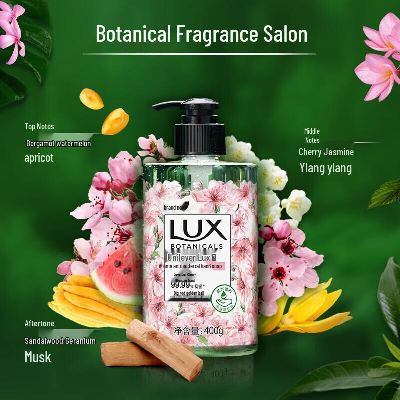 Lux Antibacterial Botanical Essential Oil Hand Wash Duo Pack
