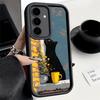 Black Cat Aesthetic Pattern Soft Phone Case for Samsung Galaxy S26 Ultra S25 Edge S24 S23 S22 Plus S21 S20 FE 5G Shell Silicone