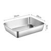 Reliable Stainless Steel Storage Trays Even Heating and Cooling