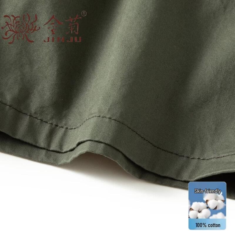 Men's Summer Cotton Cargo Capri Pants
