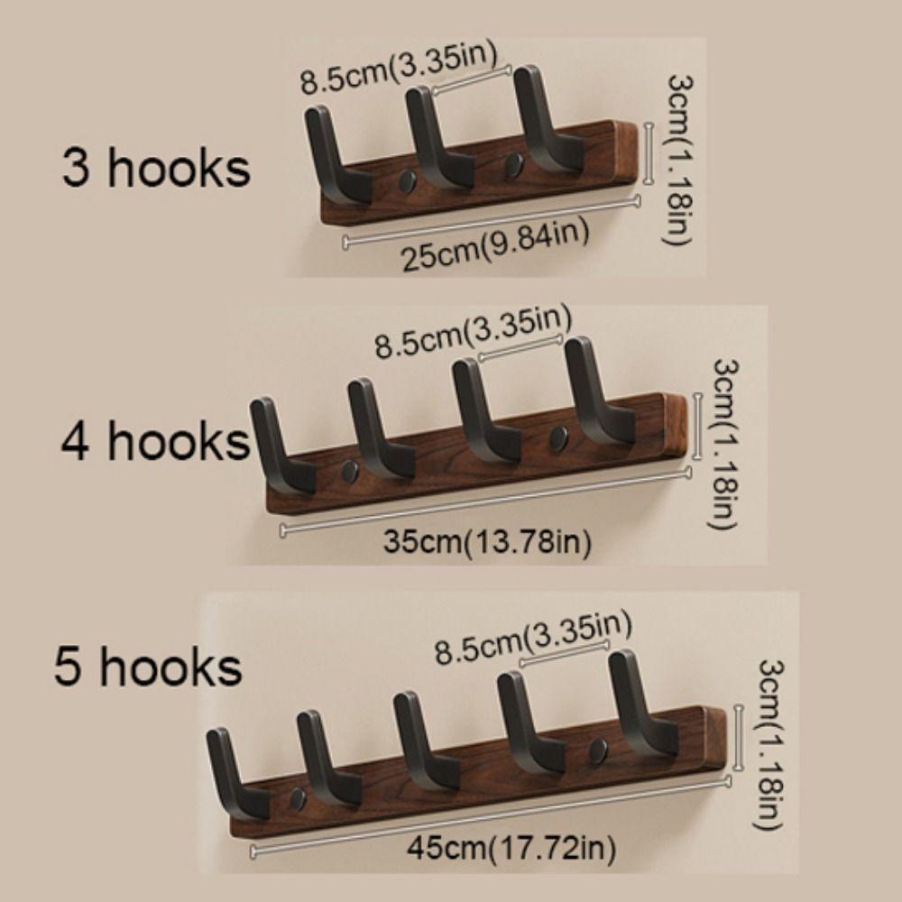 Punch-Free Wall Hook Nordic Style Coat Rack Key Bag Hanger Clothes Hanger Bedroom