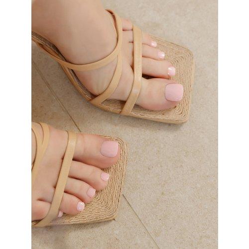 Wiederverwendbare Pedi-Spitze Erdbeer-Latte (Pedi)