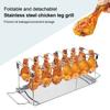 Chicken Leg And Wing Rack For Grill Smoker Oven Easy To Use 14 Slots Chicken Leg Rack Wing Rack Chicken Drumstick Holder