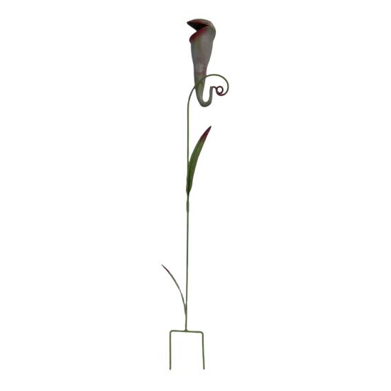 Carnivorous Plant Garden Stake Sculpture Insectivorous Plant Metal Pitcher Plant Yard Art Stake