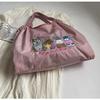 Stylish Large Capacity Embroidered Tote Bag for Women - Versatile, High-End Feel, Perfect for Casual Outings and Single Shoulder Wear.