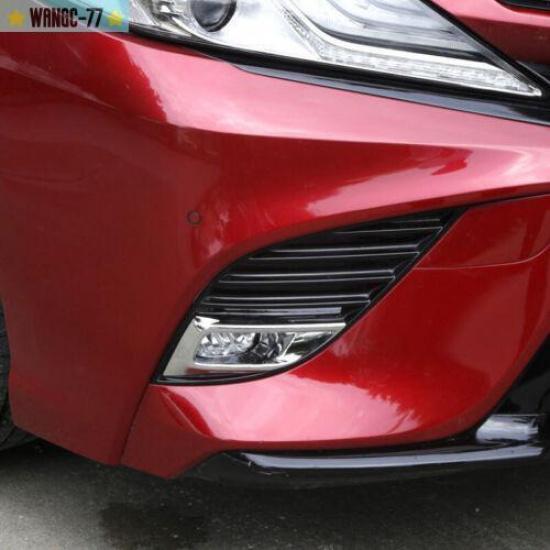 Chrome For Toyota Camry 2018- Sports Car Exterior Front Fog Light Frame Trim