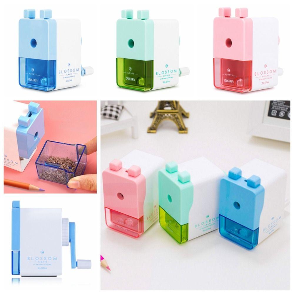 

Mechanical Automatic Pencil Sharpener Hand Operated Effortless Students Stationery