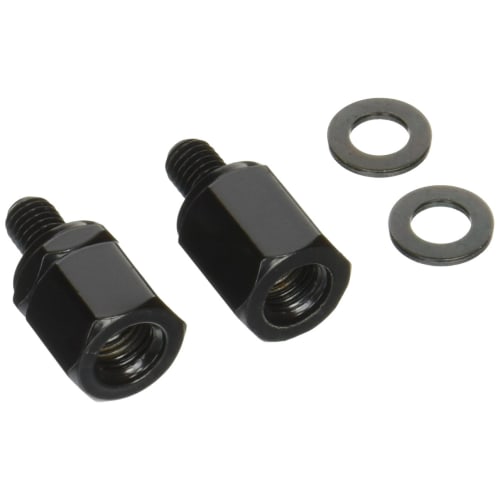 

TANAX Bike Mirror Napoleon Thread Diameter Conversion Adapter - Black [Forward 10mm Reverse 8mm] C-3