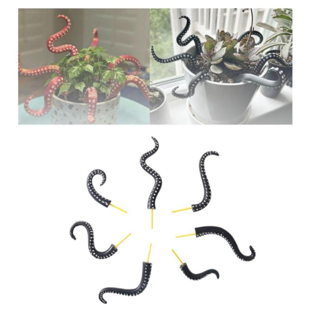 Garden Decor Sea Tentacle Resin Decoration 7-piece Set Tentacle Plant Post Decoration  Home