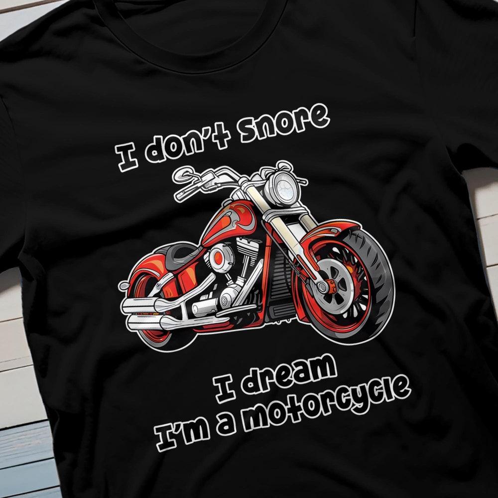 Funny Motorcycle Dad Jokes T-Shirt: Biker Humor Tee M