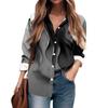 Women's Shirt Blouse Printed Button Long Sleeve Casual Basic Shirt Collar Regular Top