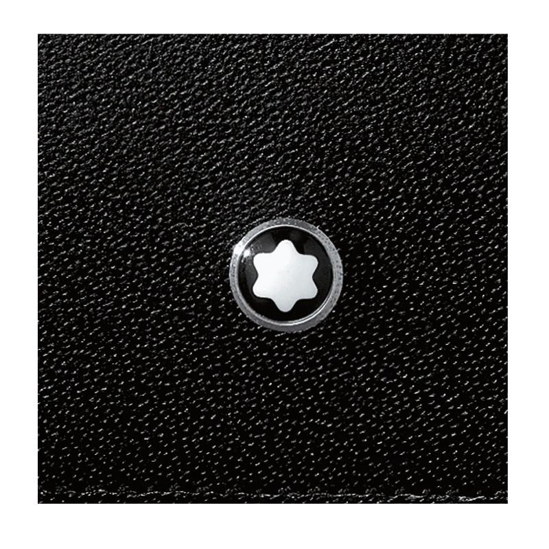 Montblanc Meisterstück Double Fold Grain Leather Business Card Holder Wallet Men wallet Black 14108