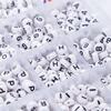 DIY Acrylic Letter Bead Bracelet Kit With 24-Grid 28-Grid Alphabet Beads Handmade Jewelry Crafting