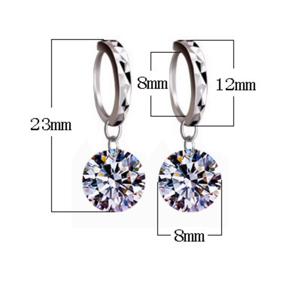 Natural Vermiculite Earrings Temperament New Personality Earrings