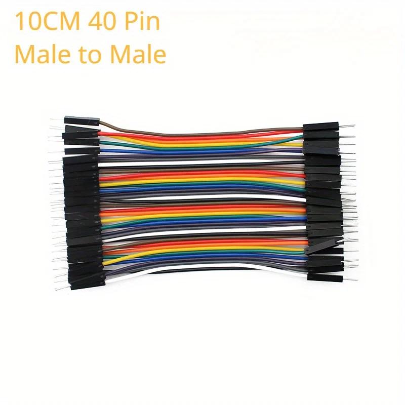 1 Set Breadboard Jumper Wires 40Pin 10CM Male to Male Dupont Wire 400 Point Breadboard For Arduino DIY Kits