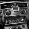 For Renault Scenic 2003-2009 Carbon Fiber Central radio CD control panel Trim Cover Car Accessories Interior Decorative Stickers