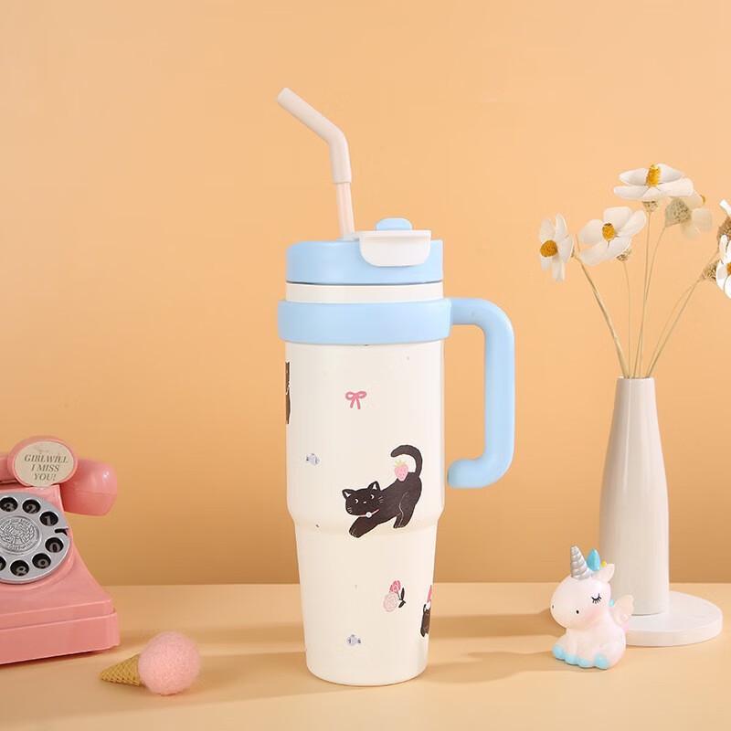 

MRSIKEY 316 Stainless Steel Dual-Use Insulated Tumbler with Straw