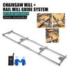 Portable Chainsaw Mill Guide Rail Aluminum Alloy 106 Inch Adjustable Cutting Thickness 18.5lbs Lightweight for Woodworking