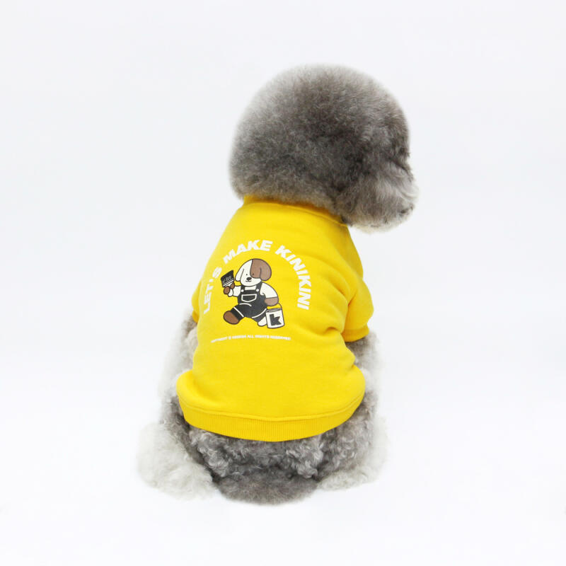 

KINI PAINTING DOG TSHIRT-YELLOW (Short Sleeve T-Shirt) 2XL