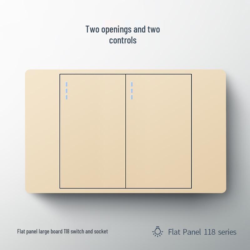 International Electric 118 Type Concealed Multi-Hole Panel: 16A, 6-Hole, 9-Hole, 12-Hole Switch and Socket.
