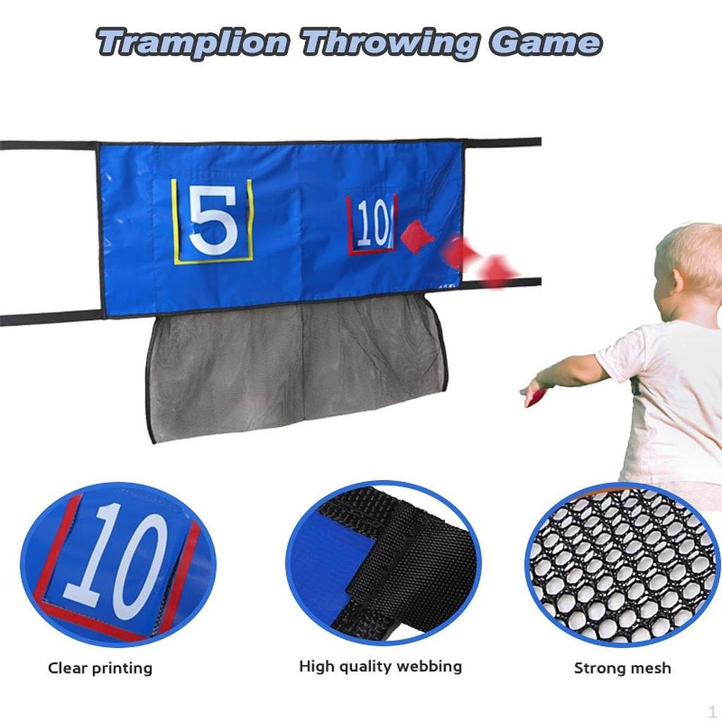 Exciting Trampoline Throwing Challenge for Children