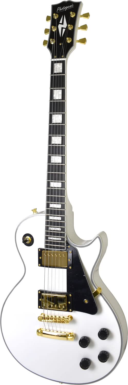 

Электрогитара PhotoGenic типа LP Custom Белая Гаечный ключ LP-300C/WH [В комплекте мягкий чехол/шнур/регулировка] белый