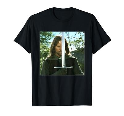 T-shirt Aragorn se prépare pour la bataille du Seigneur des Anneaux