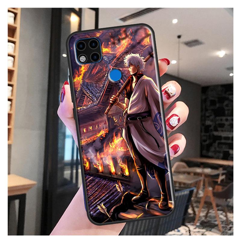 Gintama Gintoki Soft Case For Xiaomi Redmi Note 11 Pro Note 10 Pro Note 9 Pro 10S 9S 8T 9A 9C 9T Cover