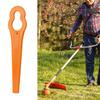 100Pcs Lawn Mower Blade Sharp Cordless Plastic Garden Replacement Brush Cutter for Bosch Art23 Li Accutrim Easytrim Accu Gtech St 04 & St 05 Strimmer
