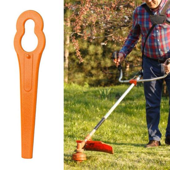 100Pcs Lawn Mower Blade Sharp Cordless Plastic Garden Replacement Brush Cutter for Bosch Art23 Li Accutrim Easytrim Accu Gtech St 04 & St 05 Strimmer