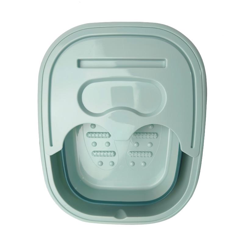 Zusammenklappbares Fußbadbecken mit Deckel für den Heimgebrauch - Fußbad, Massage, Gesundheitspflege, Kalte Gebärmutter-Therapie, Überknöchelige Wäsche