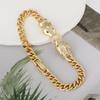 European and American New Fashion Charm INS Style Design Leopard Head O-shaped Chain Women's Bracelet