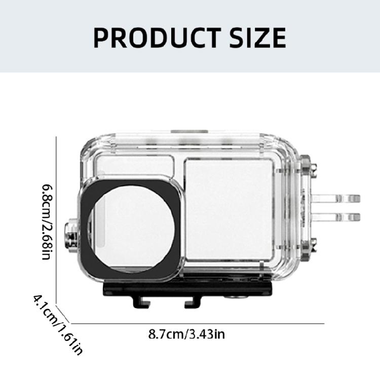 Protective Case Waterproof Housing Horizontal Vertical Mount Case Ensures Safety During Underwater Activity for action5