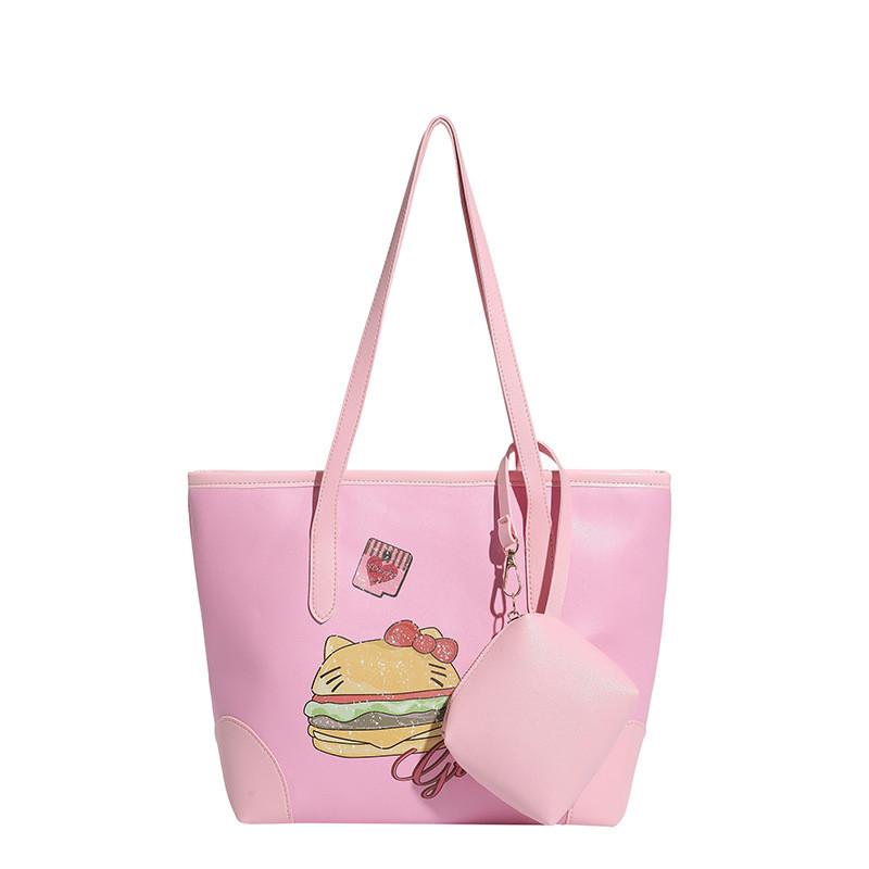 Cartoon Bear Bag With Pu Material And Street Style For Daily Use