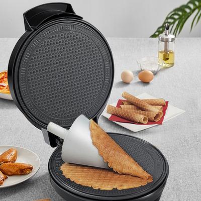 Máquina para hacer panqueques con calefacción de doble cara, 1000 W, multifunción, eléctrica, para desayuno, enchufe de la UE, 220-240 V