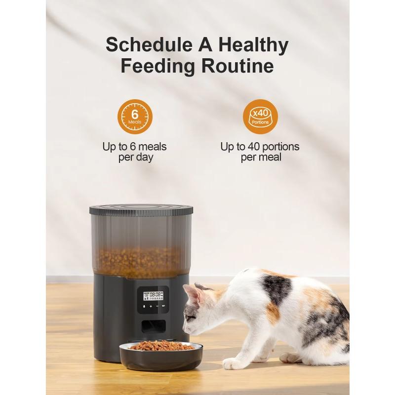Top Selling Eco-Friendly Automatic Pet Feeder New Style Smart Cat and Dog Food Dispenser with Remote Control and Camera