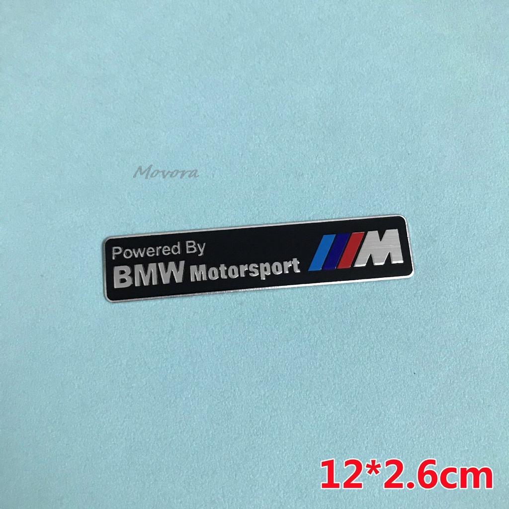 VYOJ1 New 3D Aluminum Car Styling Stickers Body Trunk Decoration For BMW M Power Performance E90 E91 E92 E93 X1 X3 X5 X6 M3 M5 F18 E63