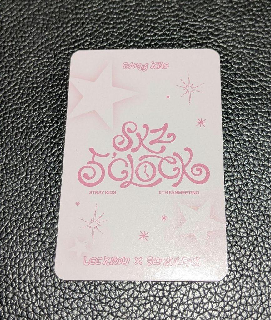 [USED] Stray Kids Fan Meeting Stayzone Trading Card Unit Lino Seungmin