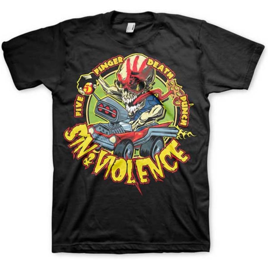 Five Finger Death Punch - Mens Sin And Violence T-Shirt, Size_ S