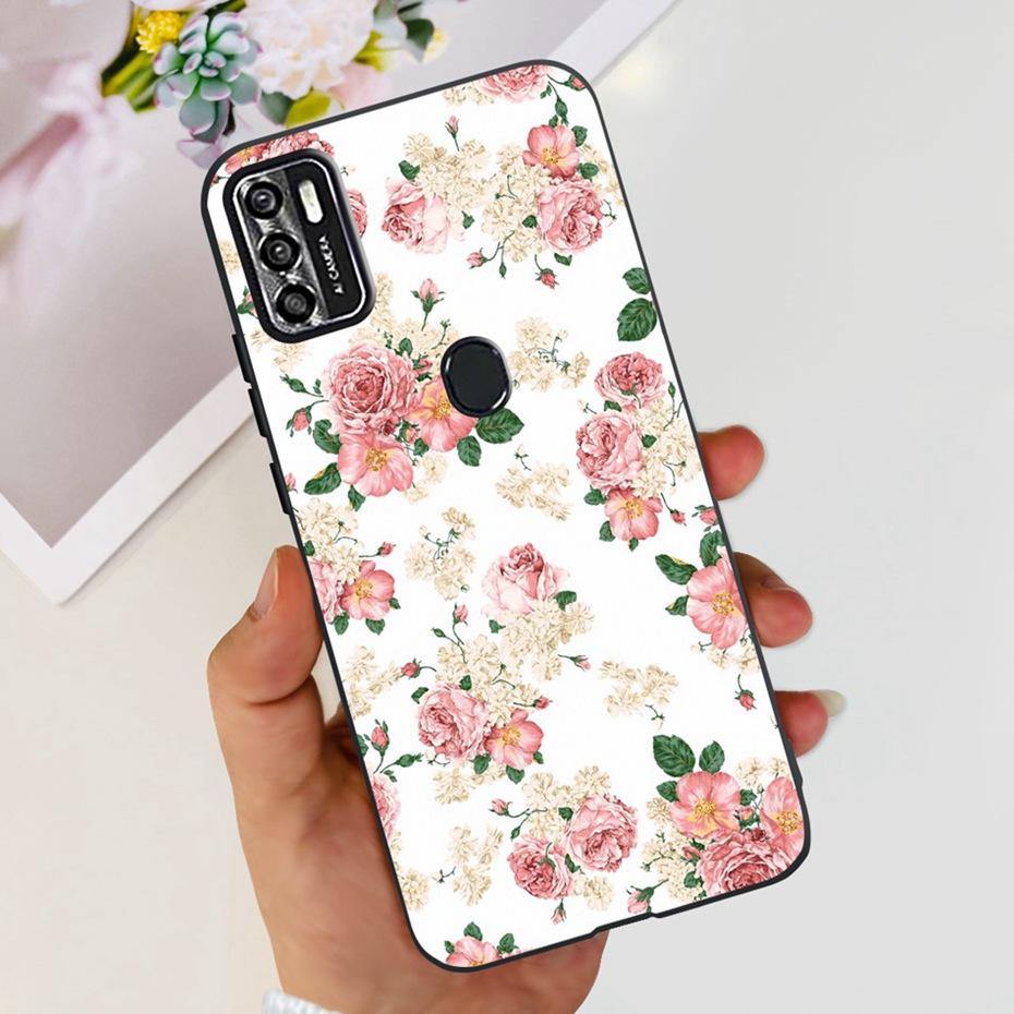 Lovely Case For ZTE Blade A7s 2020 / Optus X Pro / Telstra Evoke Plus 2 Black Silicon Soft Cases Cover For Zte A7s (2020) A7020