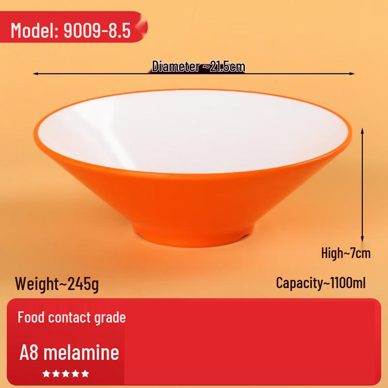 Jingbaodi Commercial Tempered Melamine Noodle Bowl