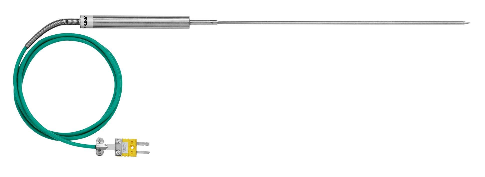 

K type thermocouple sensor A&D AD-1218-230 срібний