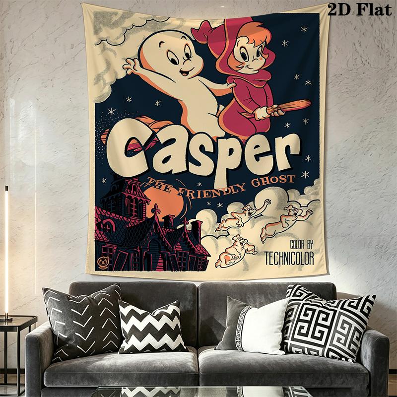 A Flying Broom Pattern Home Decor Tapestry, Wall Hanging, Decorative RV Wall Cloth.ZGT0914015